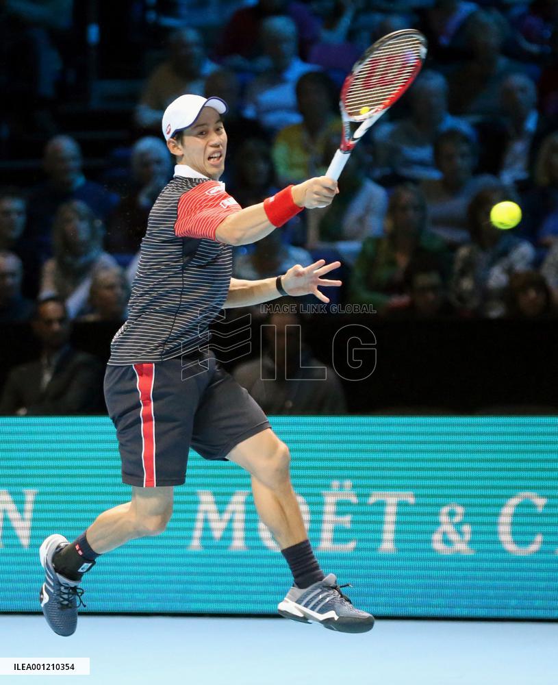 Nishikori reaches semifinals at ATP World Tour Finals