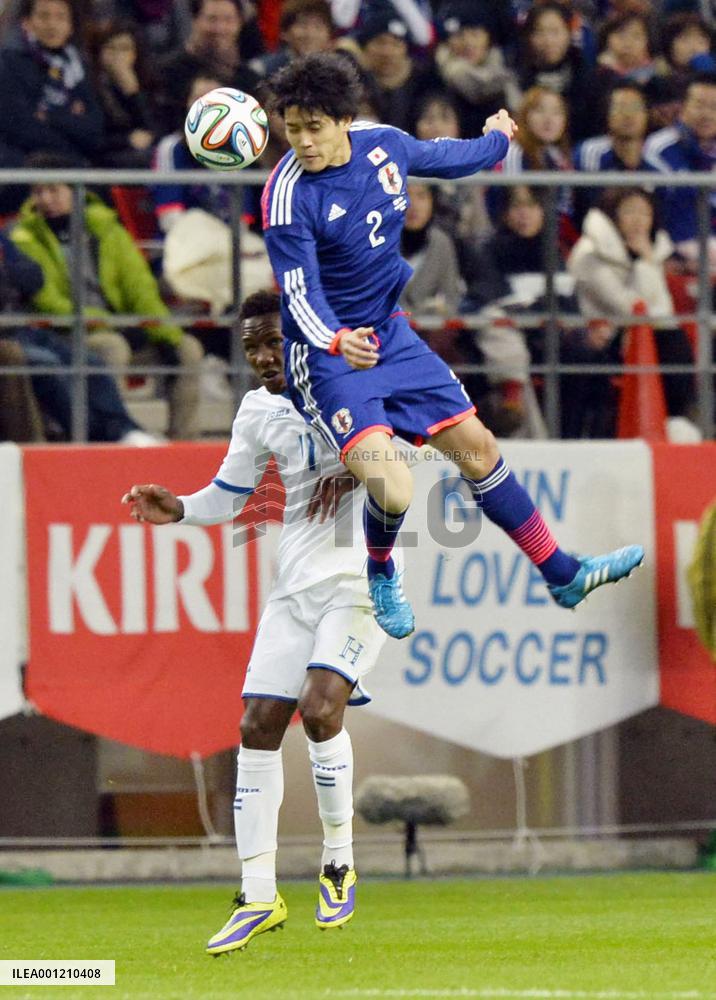 Japan win 6-0 in int'l friendly against Honduras