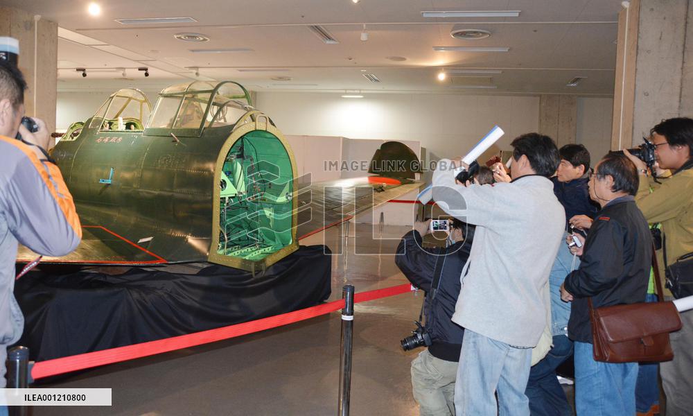 Zero fighter displayed in Saitama