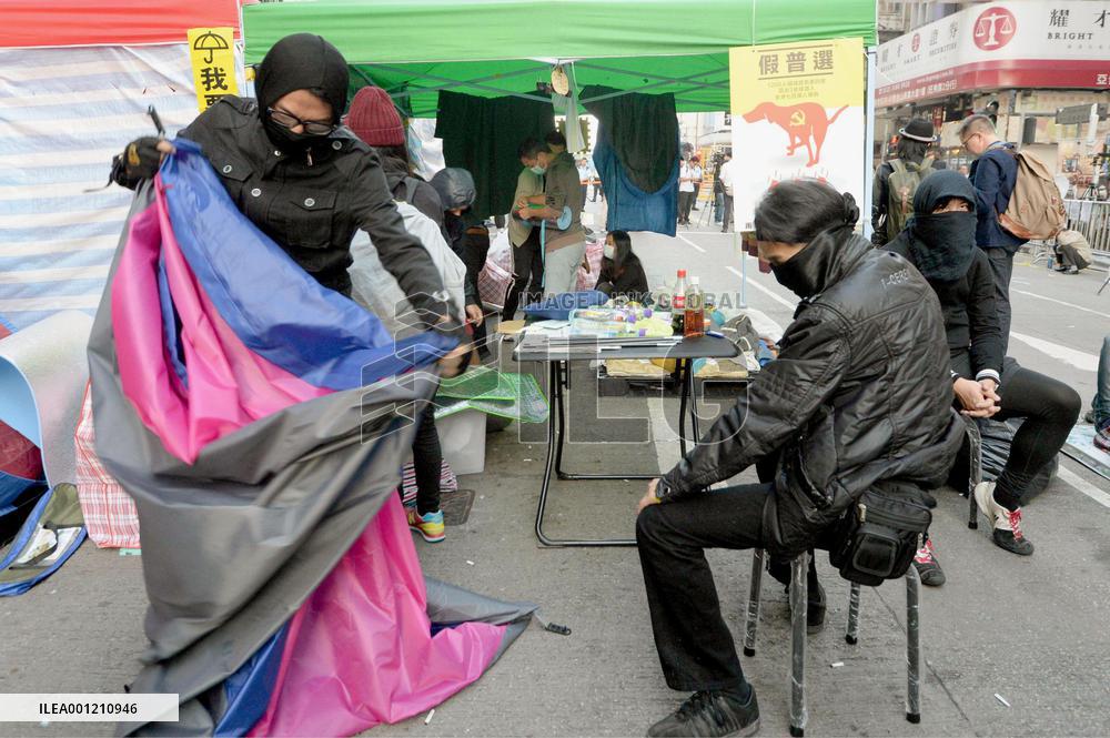 Pro-democracy protests in H.K.