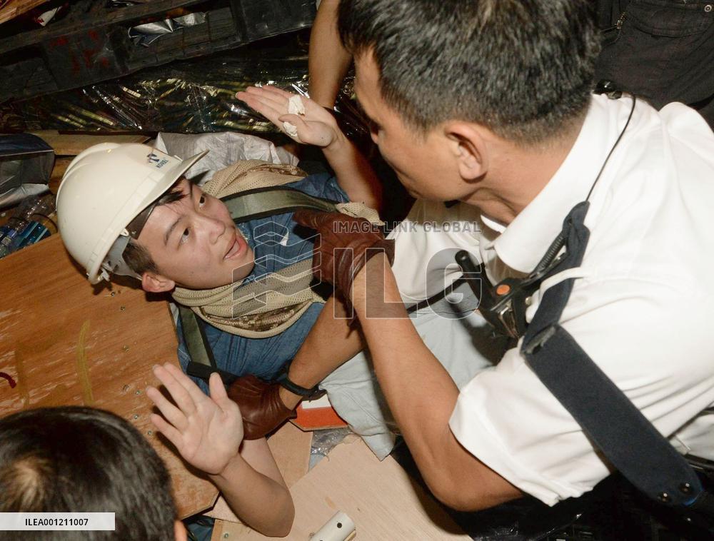 Pro-democracy protests in H.K.