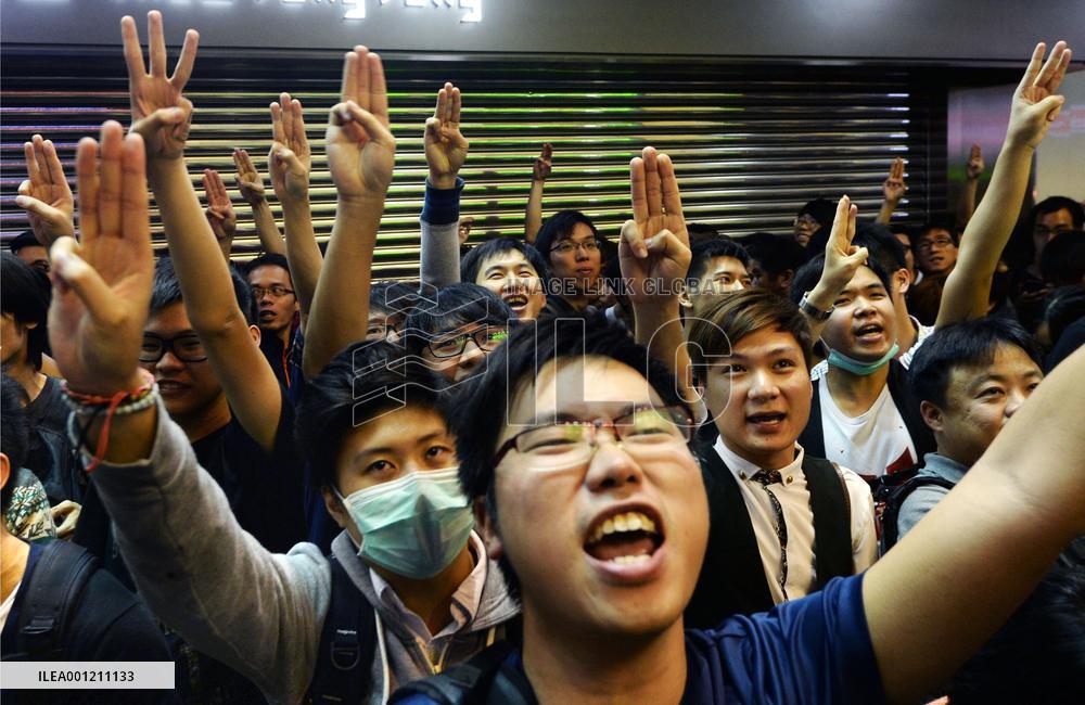 Pro-democracy protests in H.K.