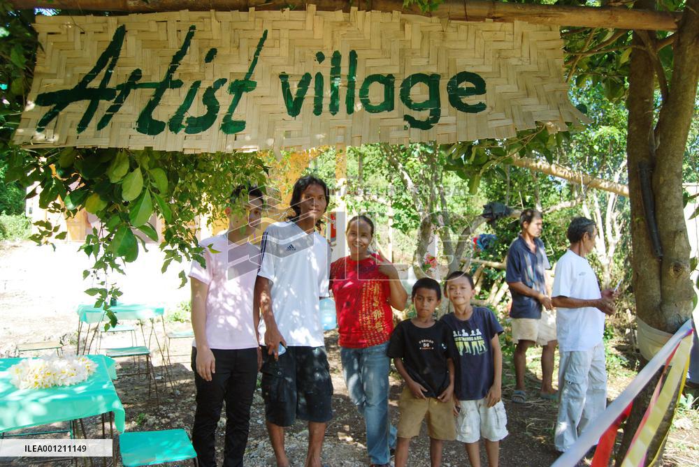 Artists' village opened on RP isle by ex-Japan engineer