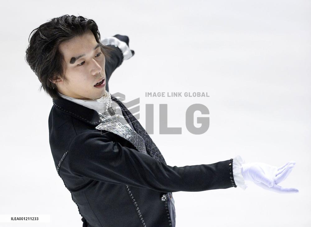 Japan's Mura comes in 3rd in NHK Trophy figure skating