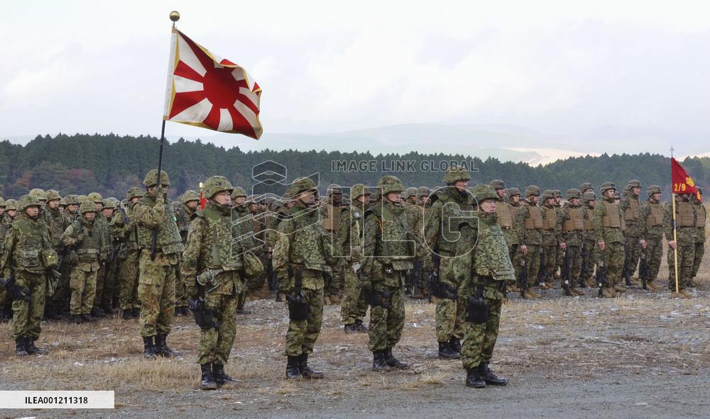 JGSFD, U.S. Marine Corps launch joint drill in Japan