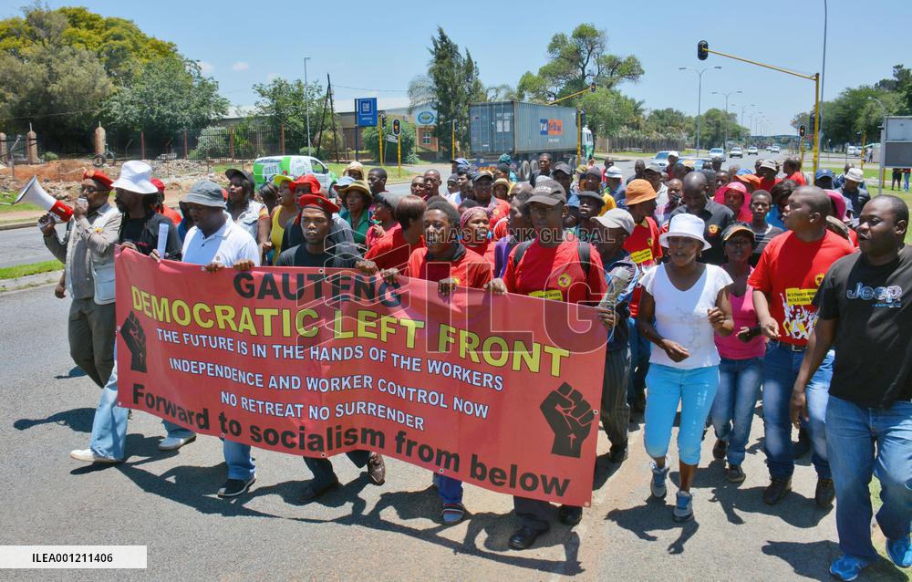 Protest in Johannesburg as split in society deepens