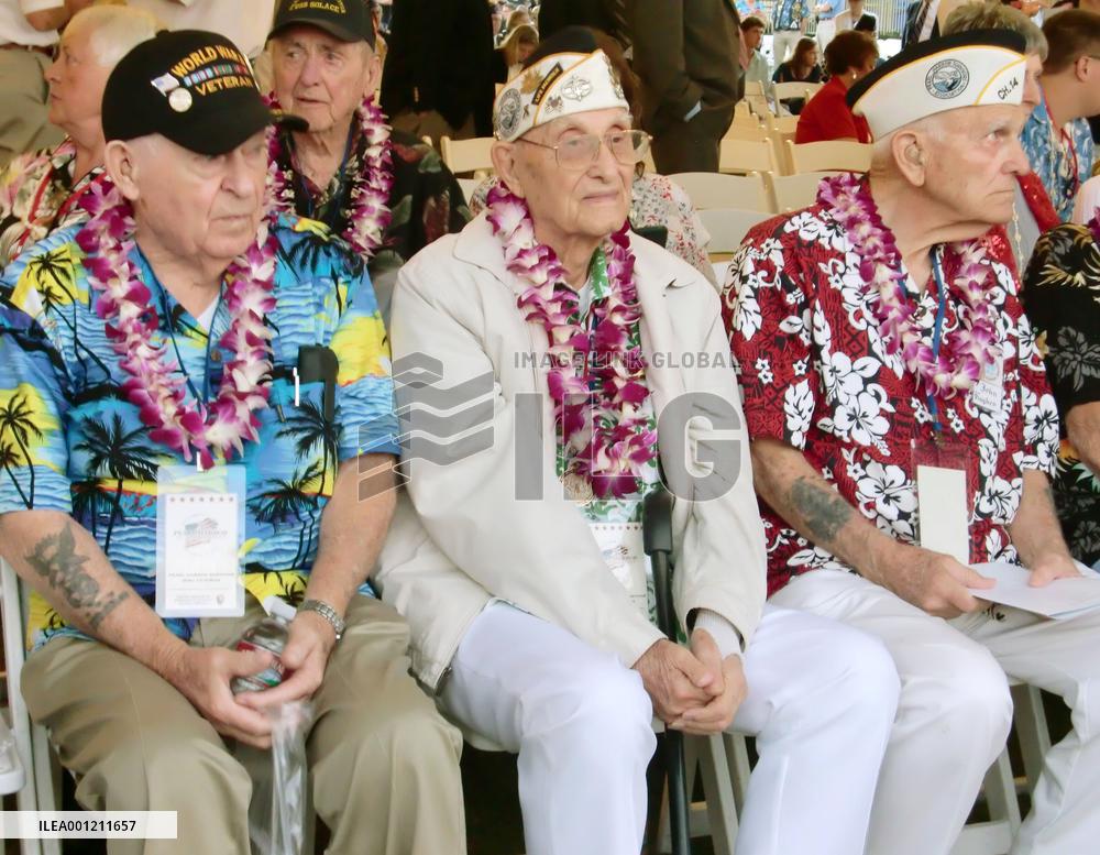 Veterans attend memorial service at Pearl Harbor
