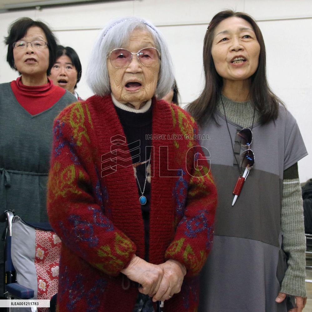 Centenarian woman to sing Choral for last time