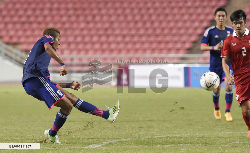 Suzuki of Japan U21s scores in 2-0 win over Thailand