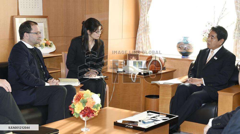 FIBA official meets Japan sports minister on JBA reform
