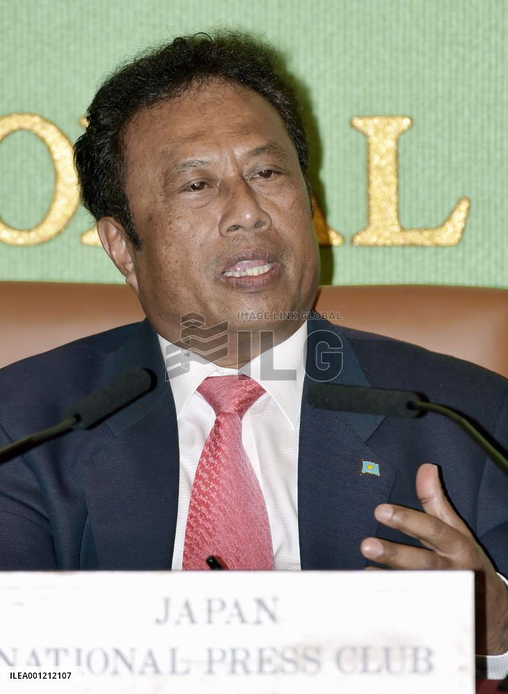 Palau Pres. Remengesau speaks in Tokyo