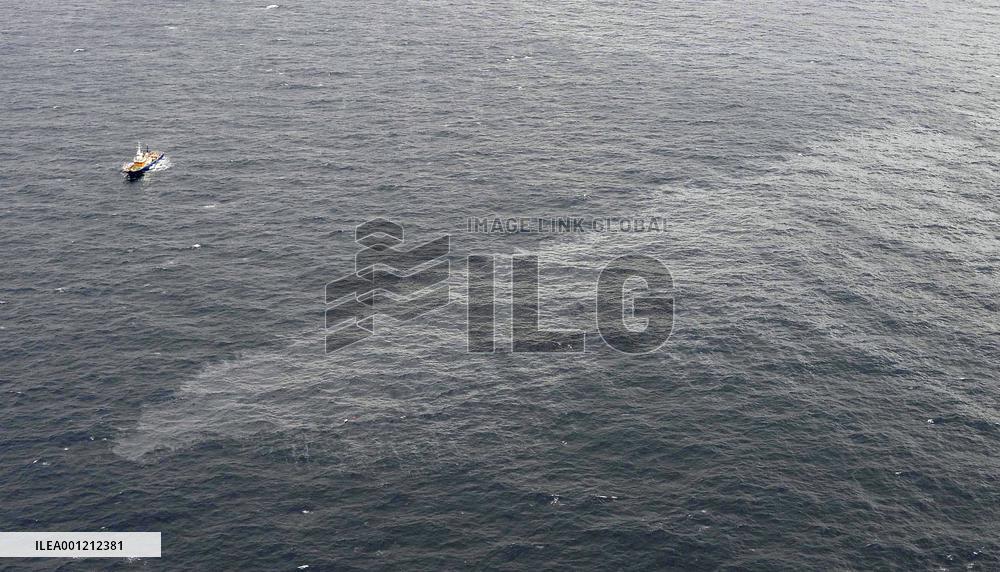 Fishing ship sinks in Sea of Japan