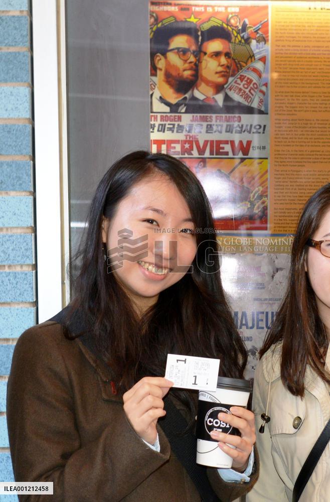 Sony comedy "The Interview" shown in U.S. theaters