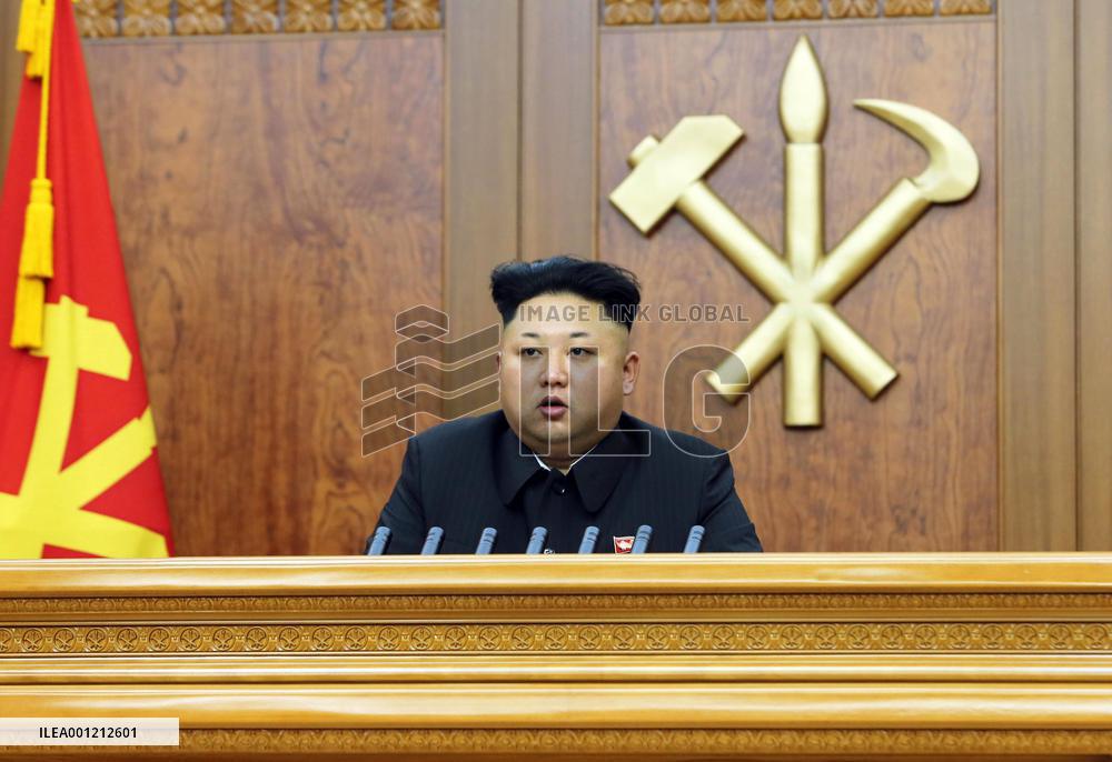 N Korean leader says open to summit talks with S. Korea