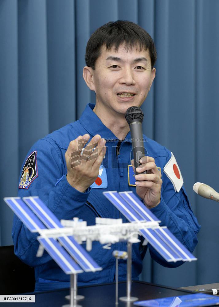 Japanese astronaut Yui holds news conference in Tokyo