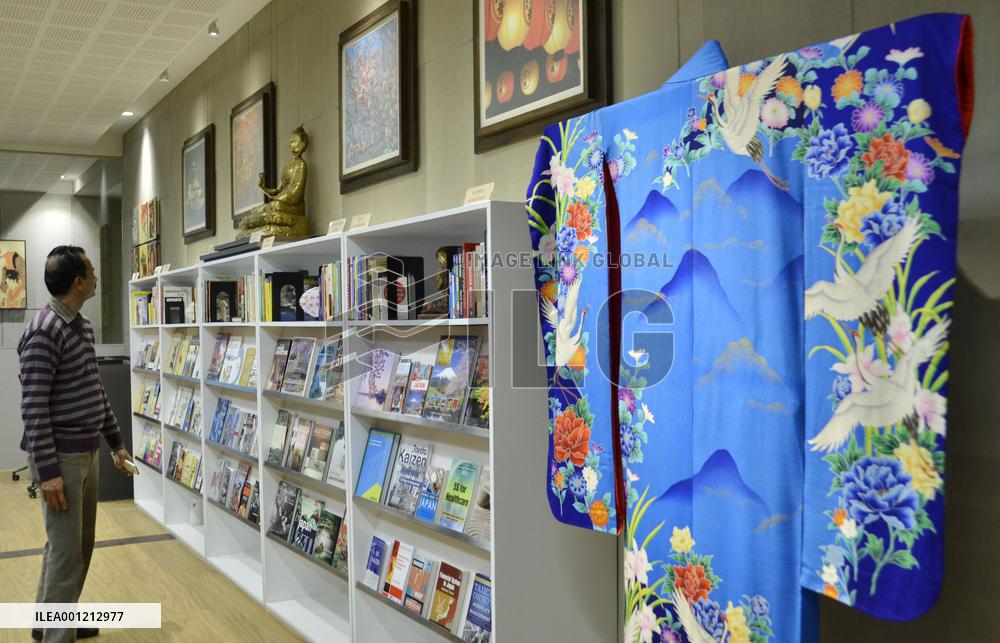Publications about Japan on show at new info center in India