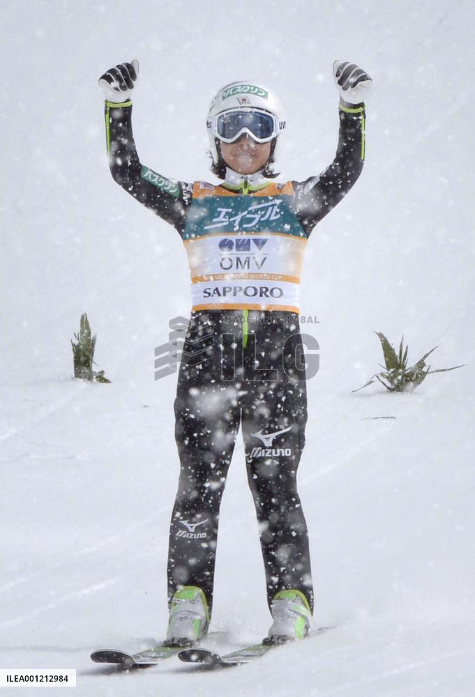 Japan's Takanashi rallies to win 2nd title of season