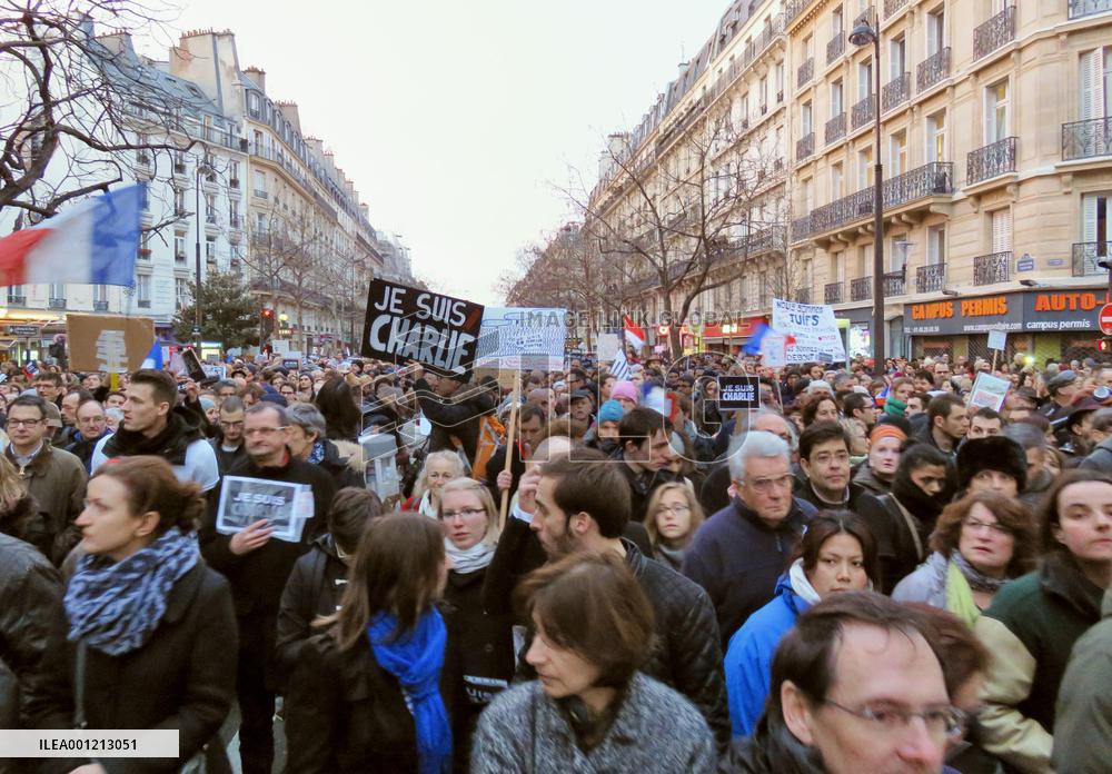 Millions rally across France against terrorism