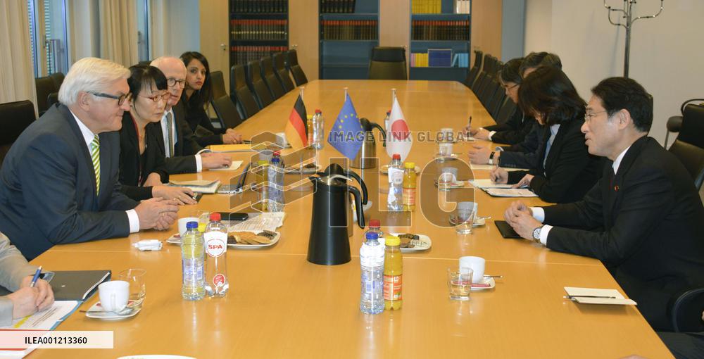 Japan-Germany foreign ministers' meeting in Brussels