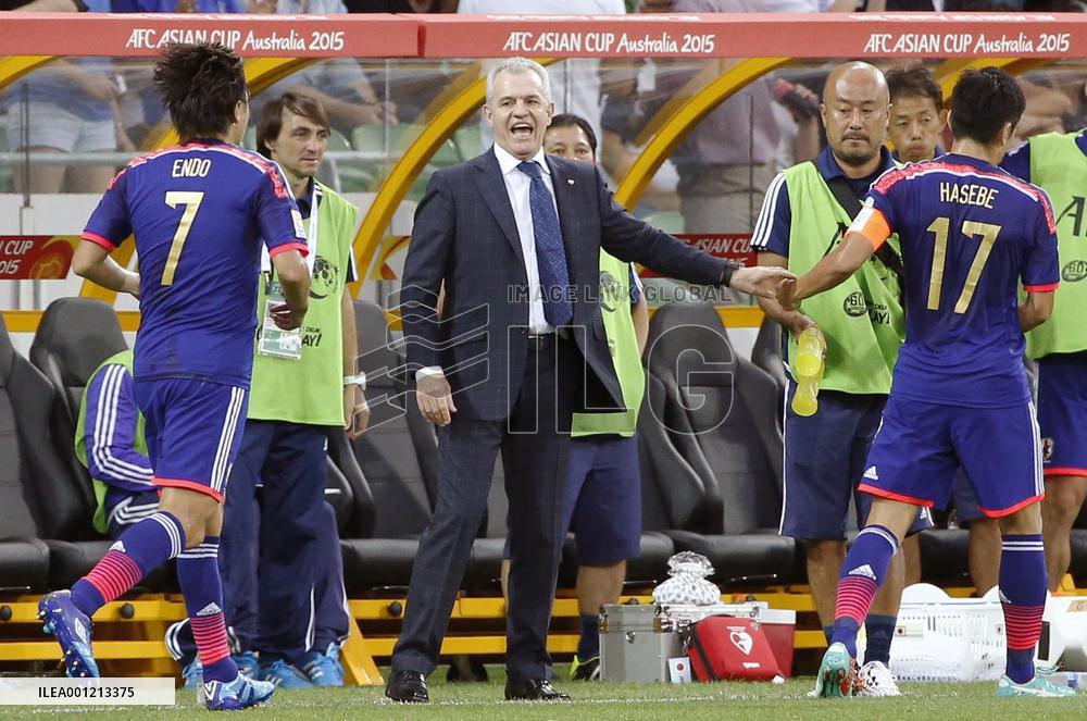 Japan compete with Jordan in Asian Cup match