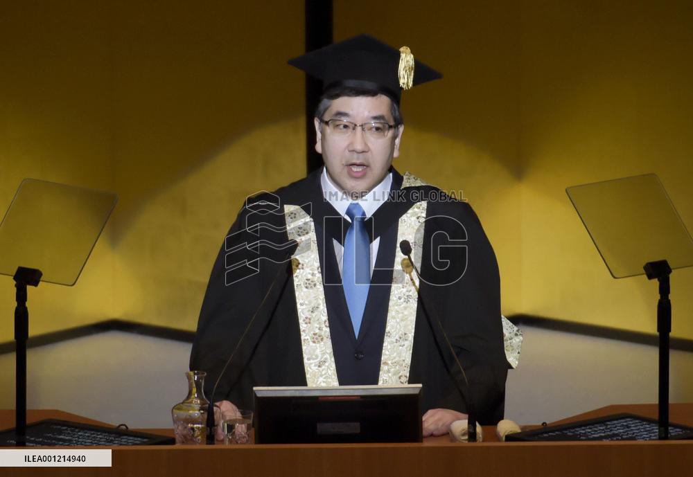 Univ. of Tokyo holds entrance ceremony