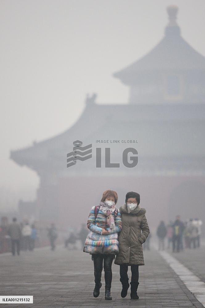 Beijing's air pollution expands to neighboring areas