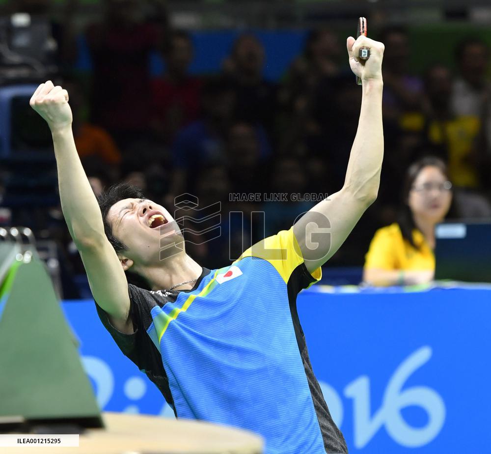 Olympics: Japan reaches table tennis men's team final