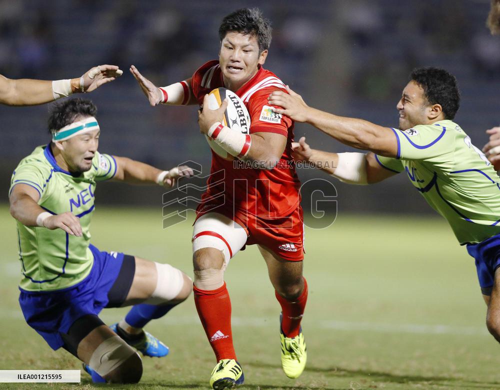 Rugby: Kobe Steel remain unbeaten thanks to win over NEC