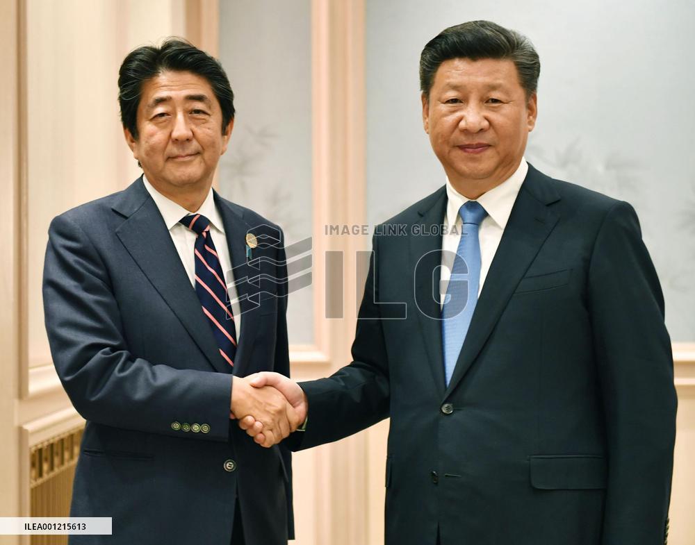 Abe-Xi meeting in China in September 2016
