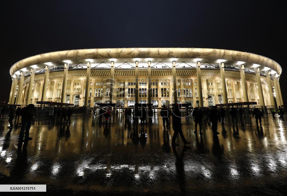 Football: World Cup venue Luzhniki Stadium in Russia