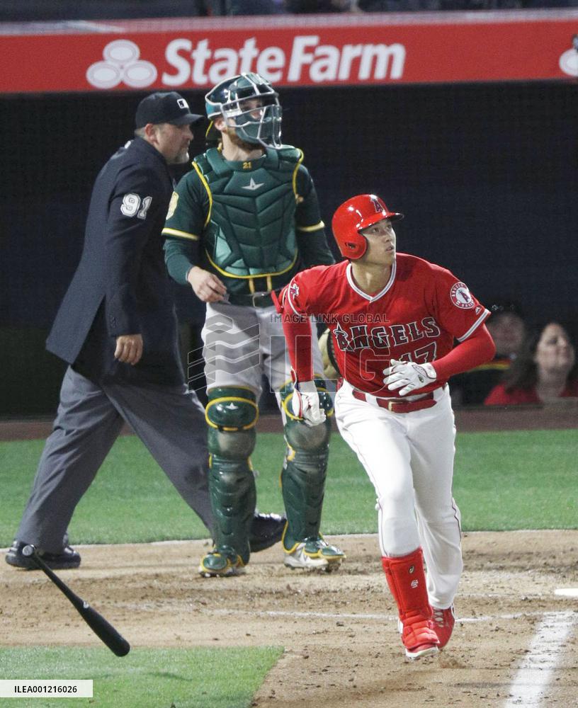 Baseball: Angels' Ohtani