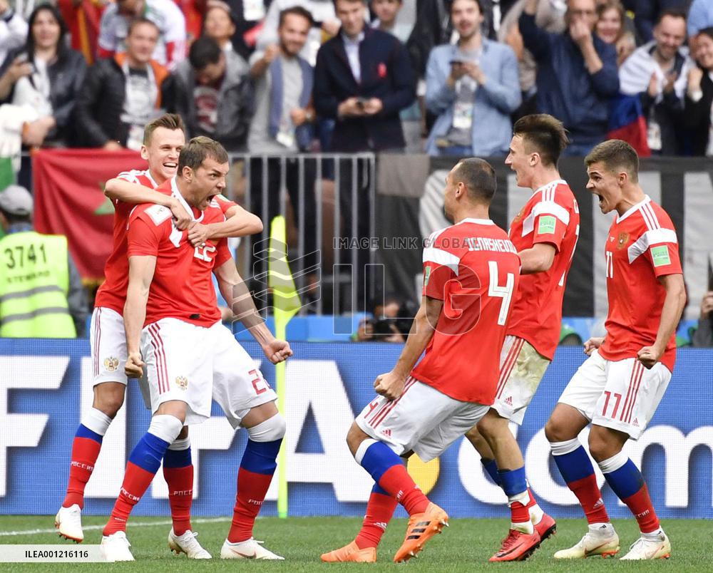 Football: Russia vs Saudi Arabia at World Cup