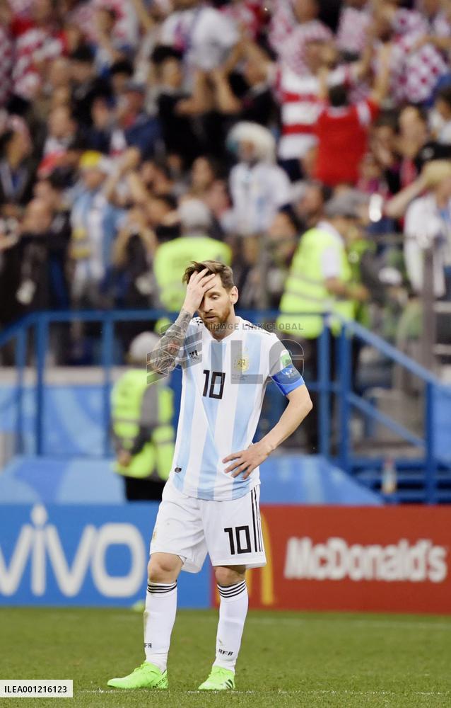 Football: Argentina vs Croatia at World Cup