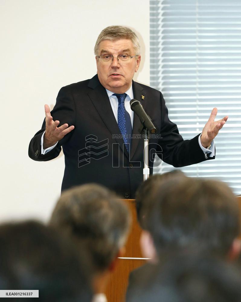 IOC chief Bach in Tokyo