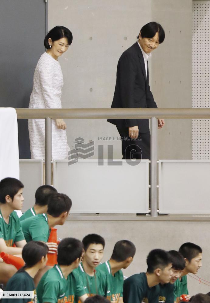 Japanese crown prince in Kagoshima