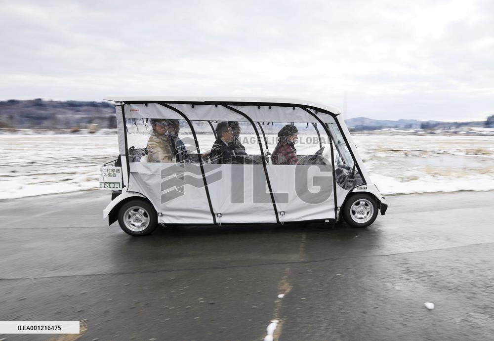 Self-driving car service in Japan