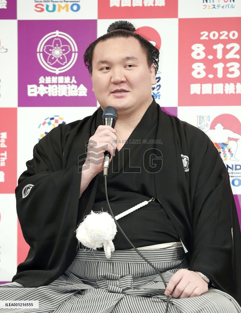Sumo tournament for 2020 Games cultural program