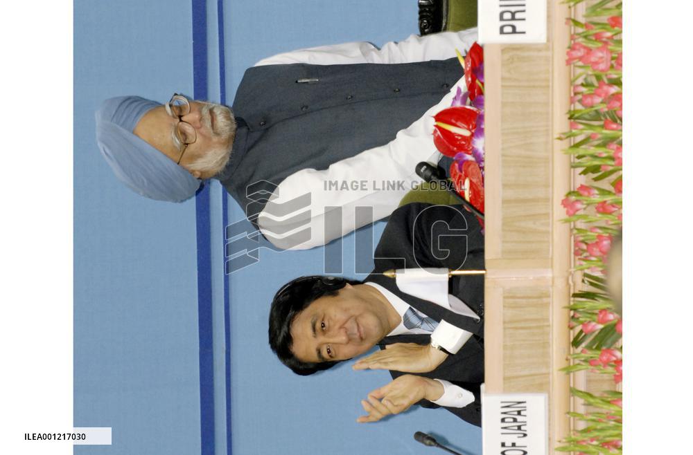 Abe calls for quick signing of free trade deal with India