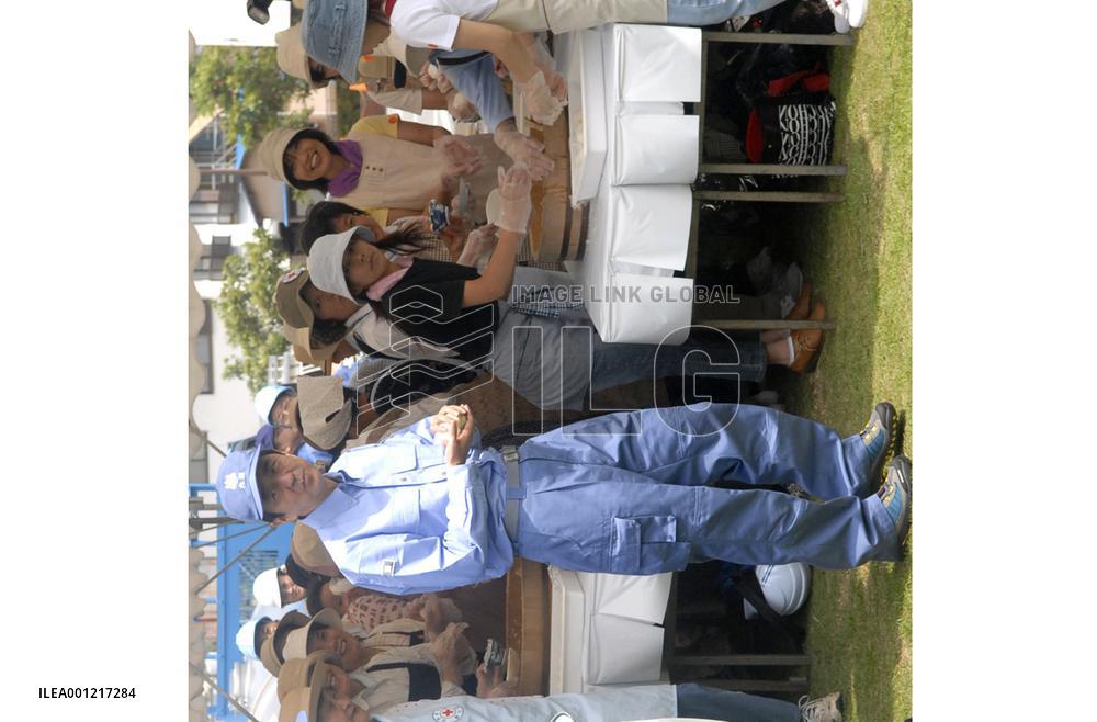Quake drill held nationwide on disaster preparedness day
