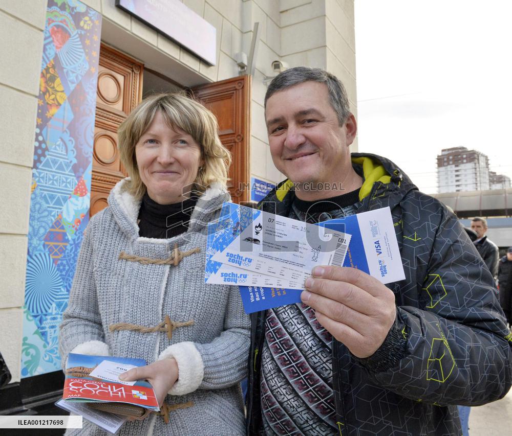 Tickets for Olympic Games sold in Sochi