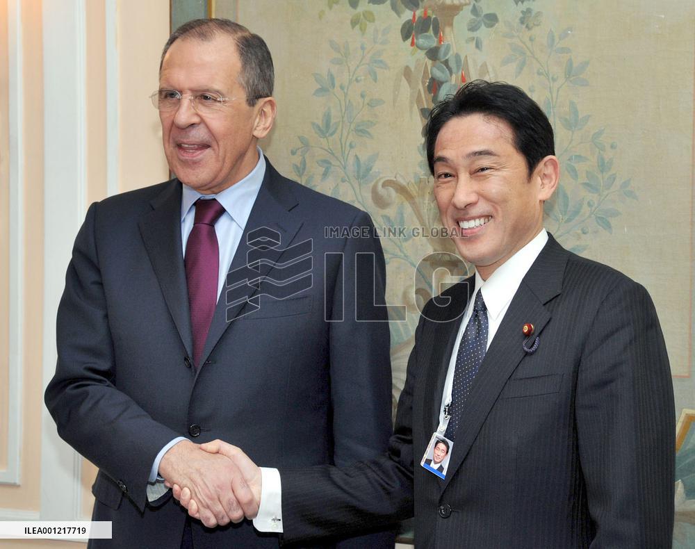 Japan, Russian foreign ministers