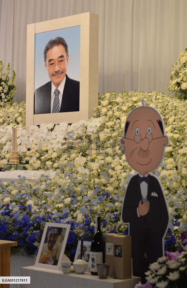 Farewell to voice actor Nagai, known for role as Sazae-san's father