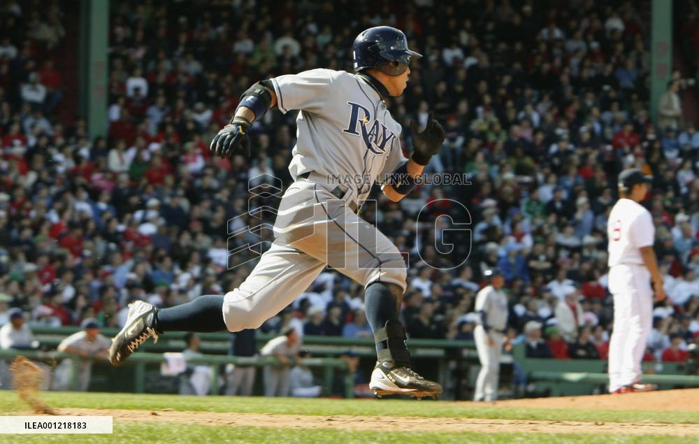 Matsuzaka losing pitcher in game against Rays