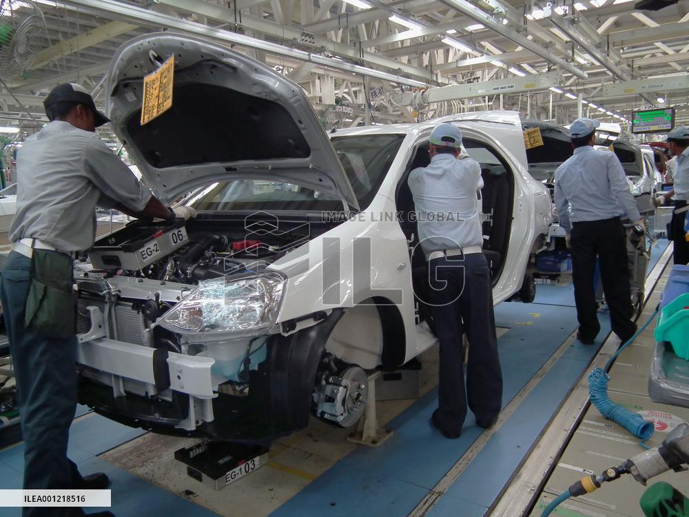 Toyota Etios manufactured in India