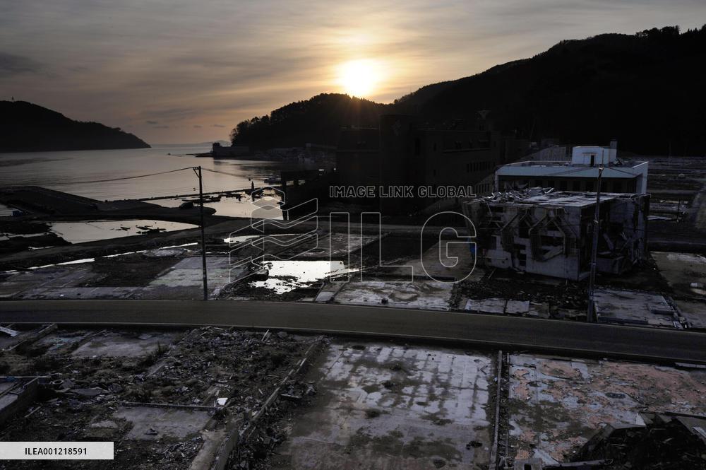 New Year in disaster area