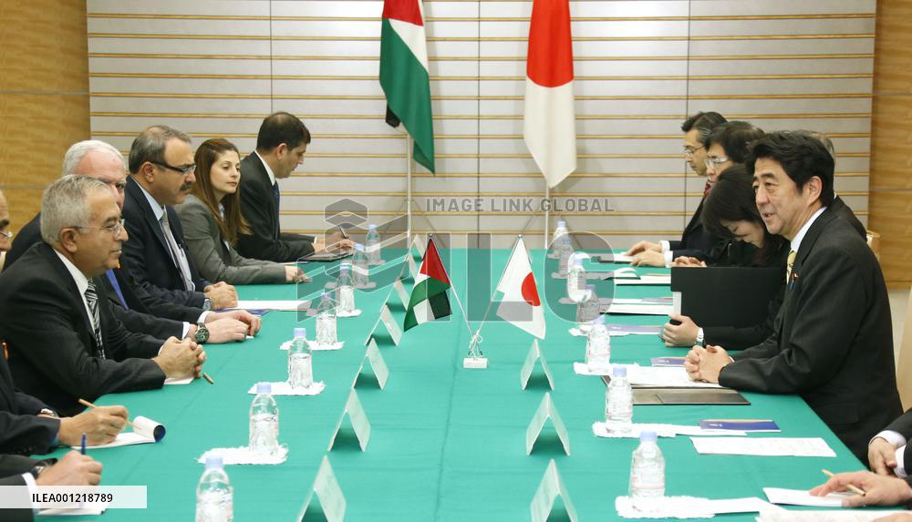 Palestinian Prime Minister Fayyad in Japan