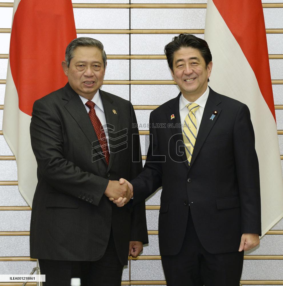 Indonesian president in Japan