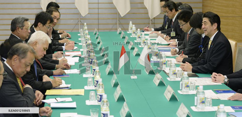 Indonesian president in Japan