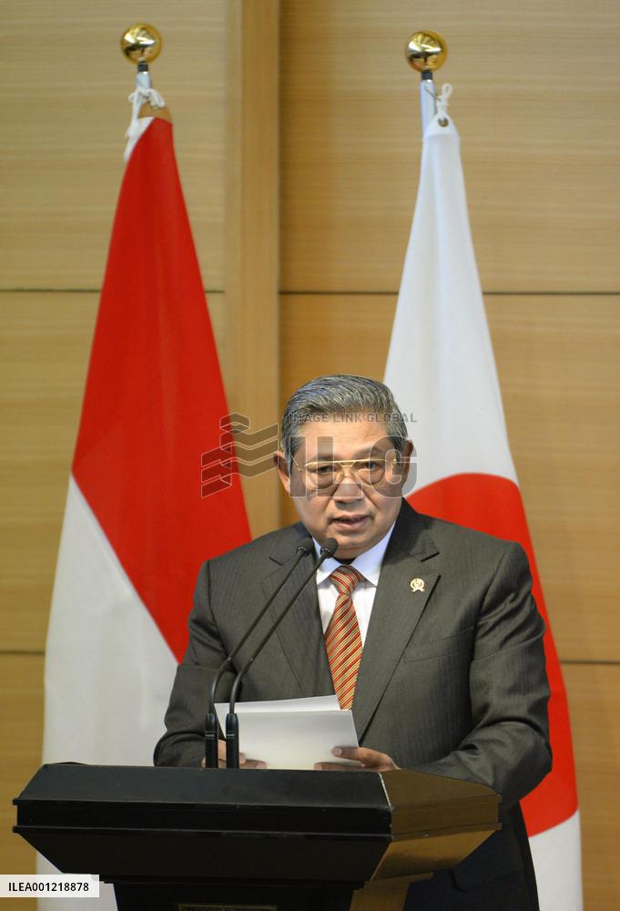 Indonesian president in Japan