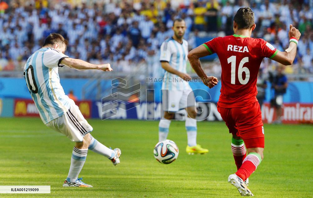 Argentina beat Iran 1-0 in World Cup Group F